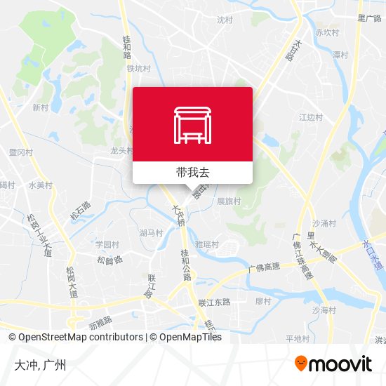 大冲地图