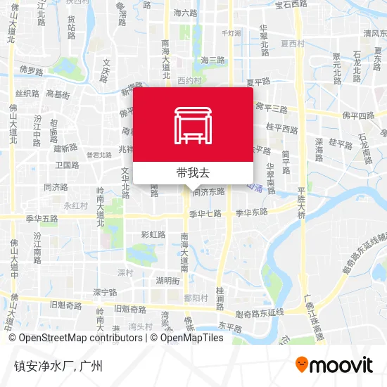 镇安净水厂地图