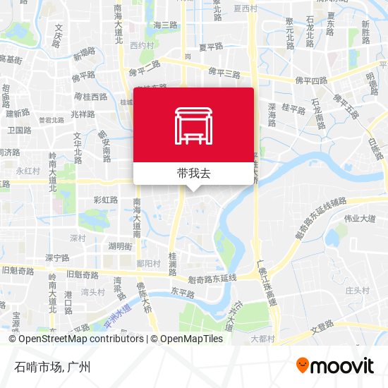 石啃市场地图