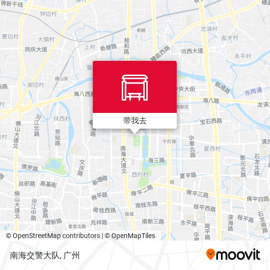 南海交警大队地图
