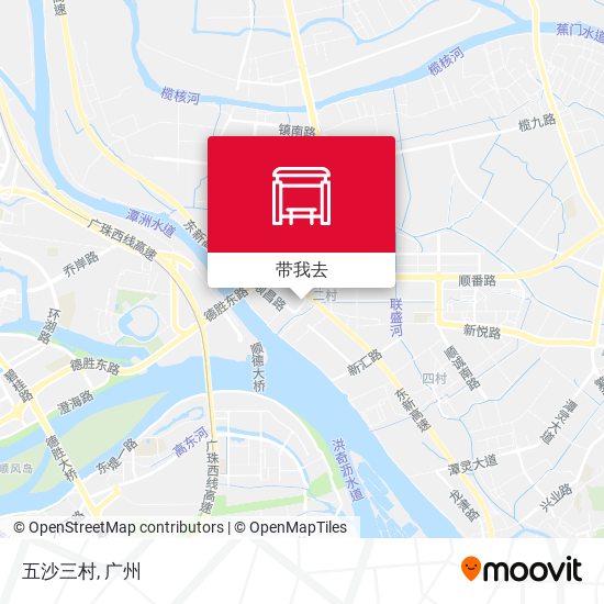 五沙三村地图