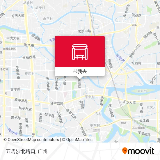 五房沙北路口地图