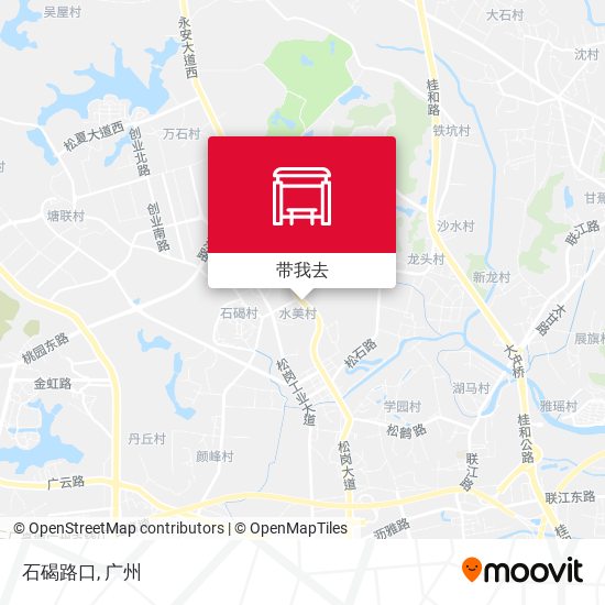 石碣路口地图