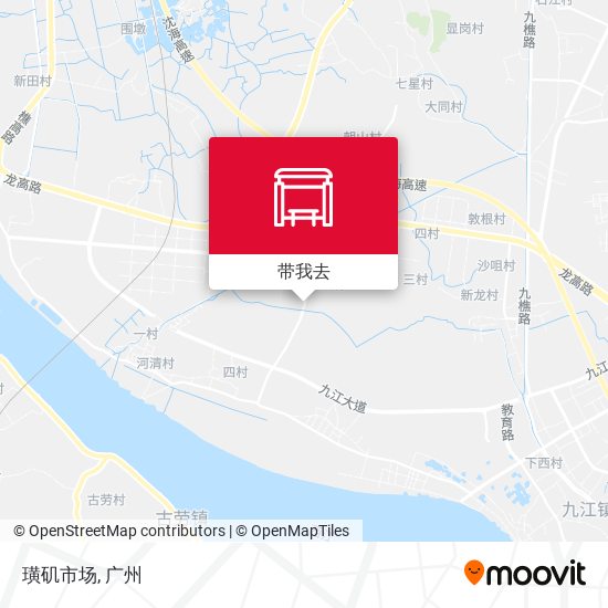 璜矶市场地图