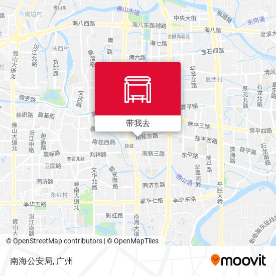 南海公安局地图