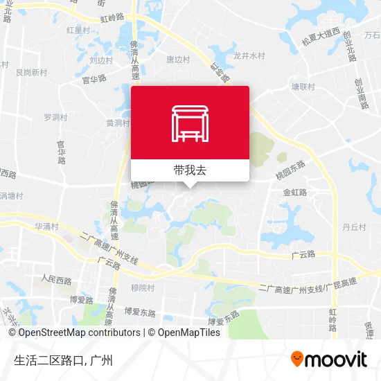 生活二区路口地图