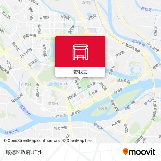 顺德区政府地图
