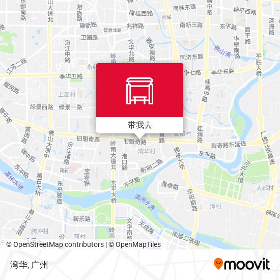 湾华地图