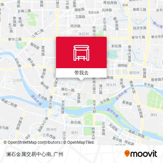 澜石金属交易中心南地图