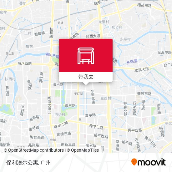 保利澳尔公寓地图