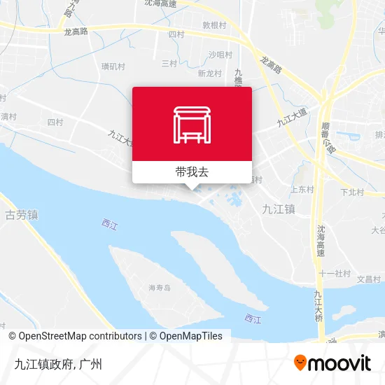 九江镇政府地图
