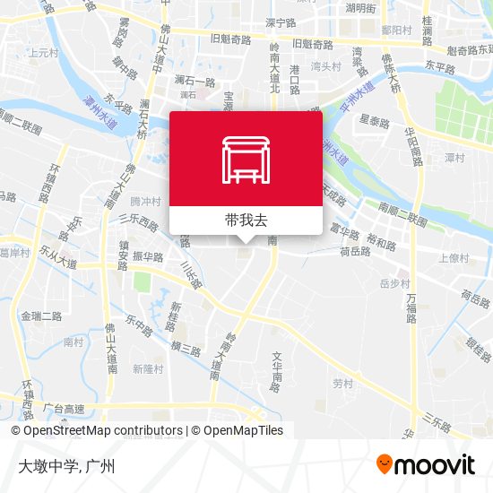 大墩中学地图