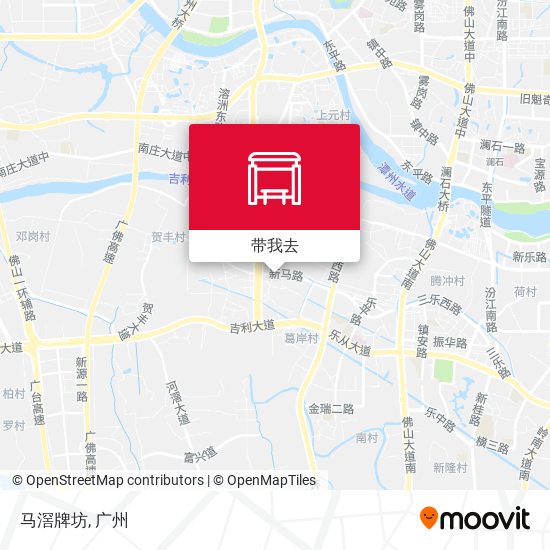 马滘牌坊地图