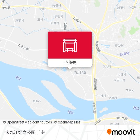 朱九江纪念公园地图