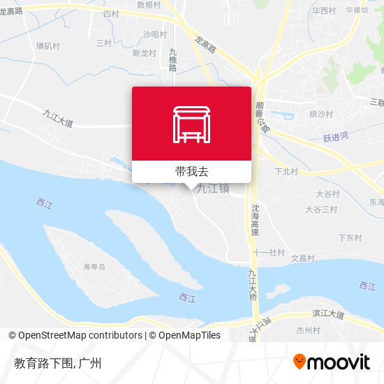 教育路下围地图