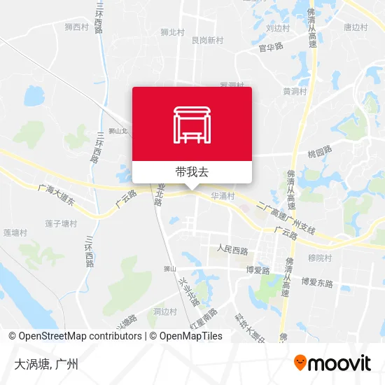 大涡塘地图