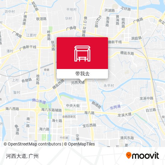 河西大道地图