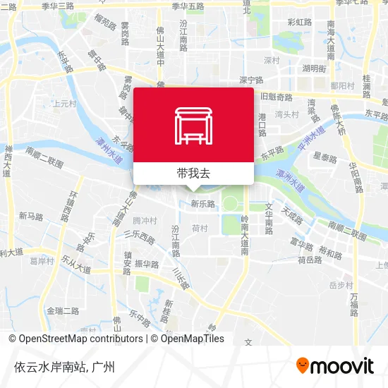 依云水岸南站地图