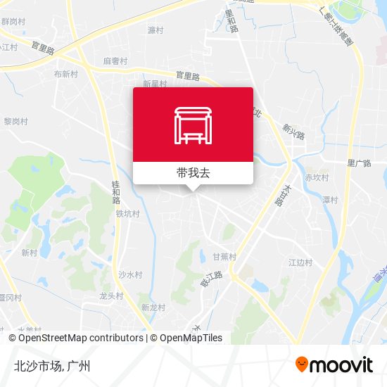 北沙市场地图