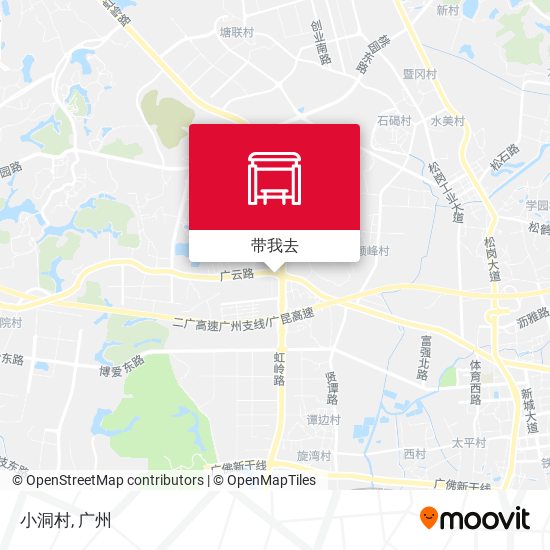 小洞村地图