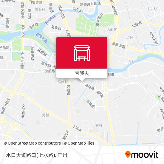 水口大道路口(上水路)地图