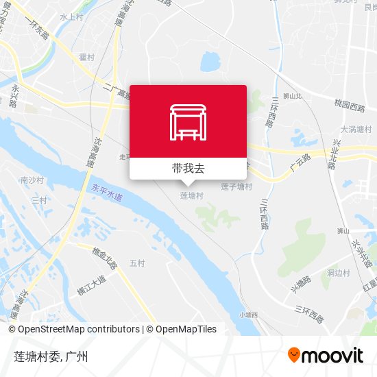 莲塘村委地图