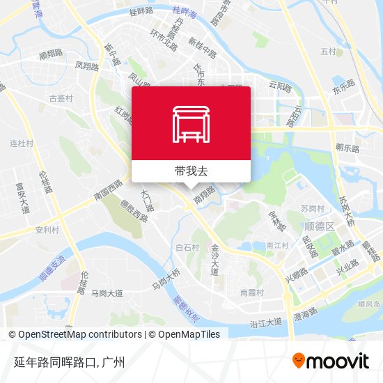 延年路同晖路口地图