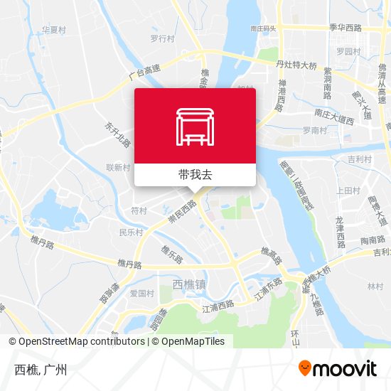 西樵地图