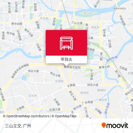三山立交地图
