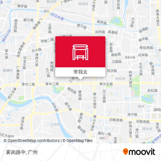 雾岗路中地图