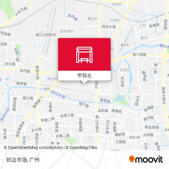 郊边市场地图