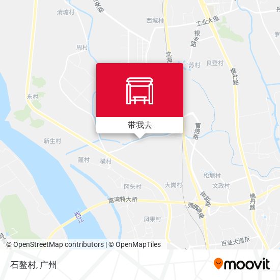 石鳌村地图