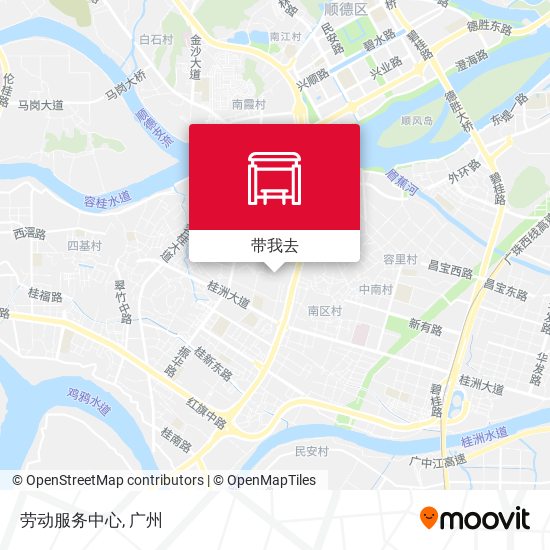 劳动服务中心地图