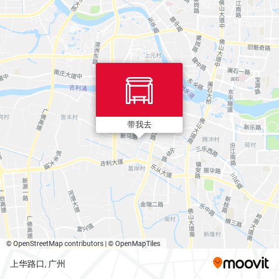 上华路口地图