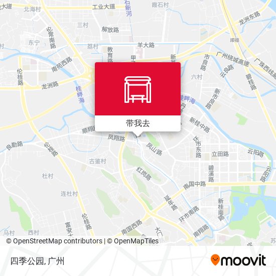 四季公园地图