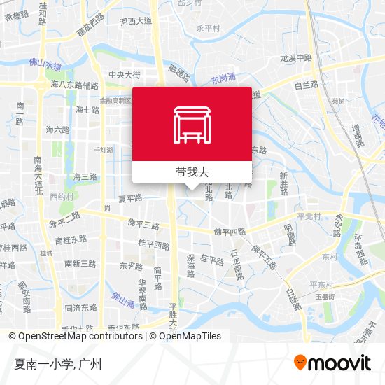 夏南一小学地图
