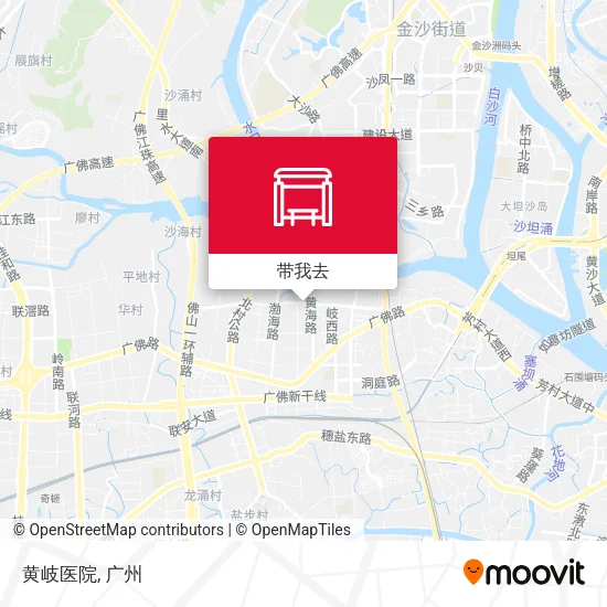 黄岐医院地图