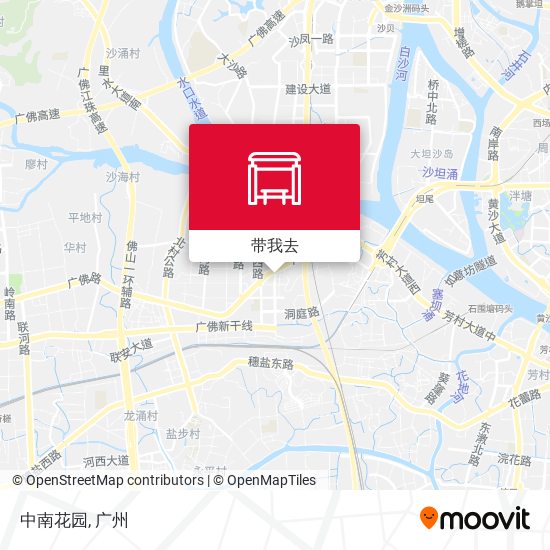 中南花园地图