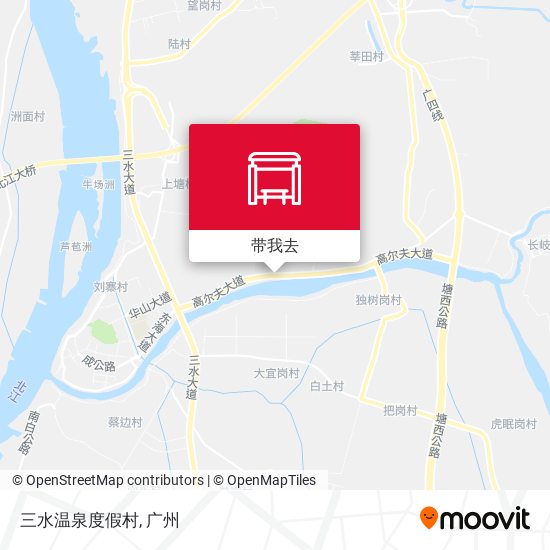 三水温泉度假村地图