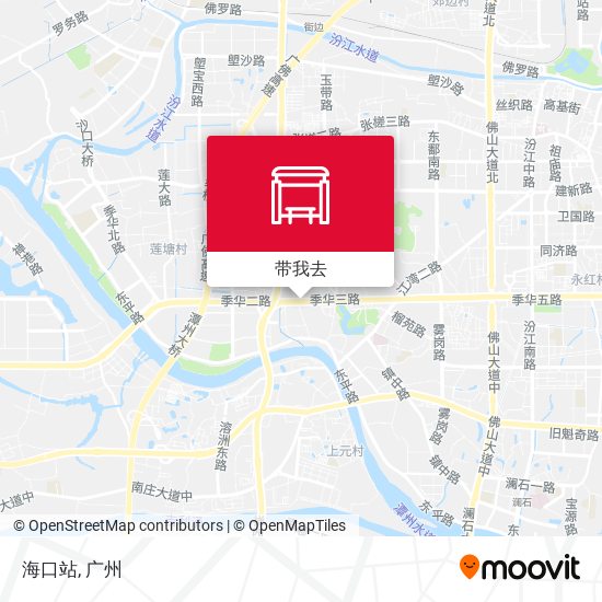 海口站地图