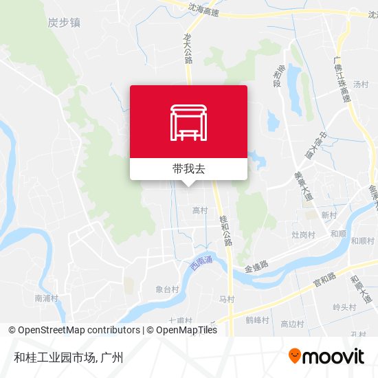 和桂工业园市场地图