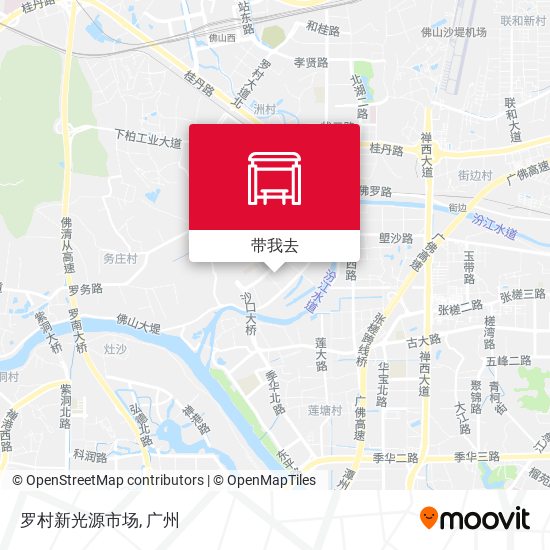 罗村新光源市场地图