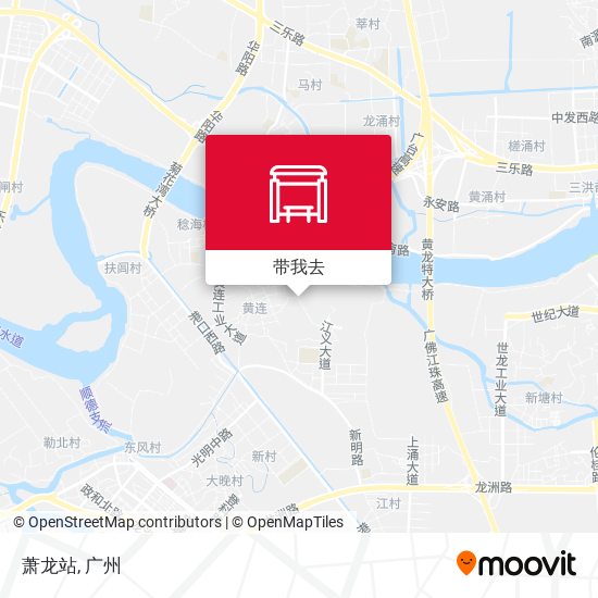 萧龙站地图