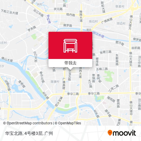 华宝北路, 4号楼3层地图