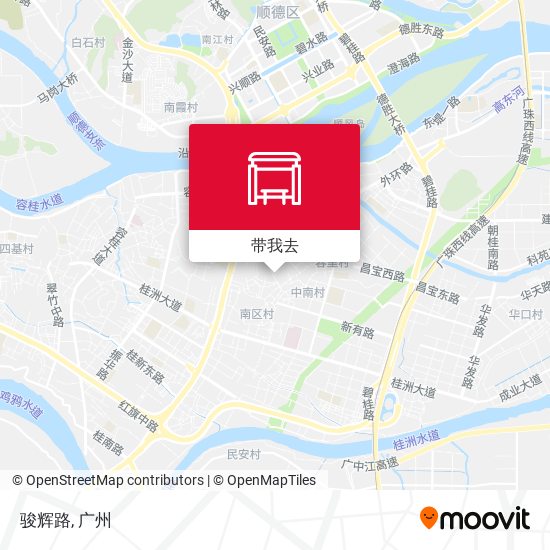 骏辉路地图