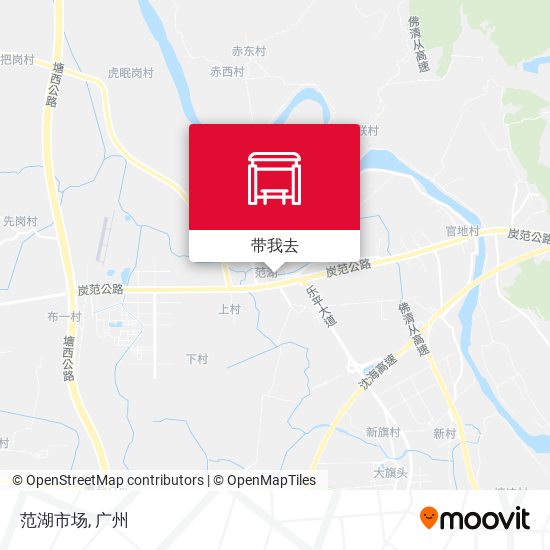范湖市场地图