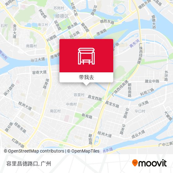 容里昌德路口地图