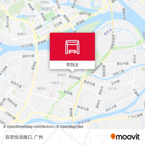 容里恒业路口地图