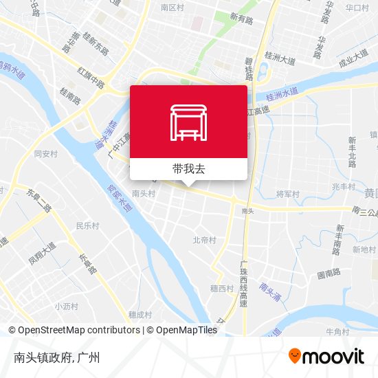 南头镇政府地图