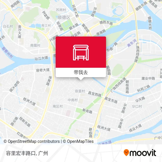 容里宏丰路口地图
